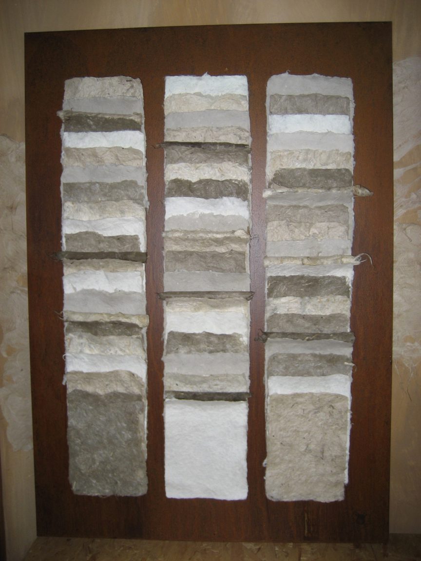Wandwerk versch vezels